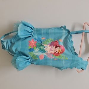 Disney Little Mermaid one piece swimsuit size 7/8